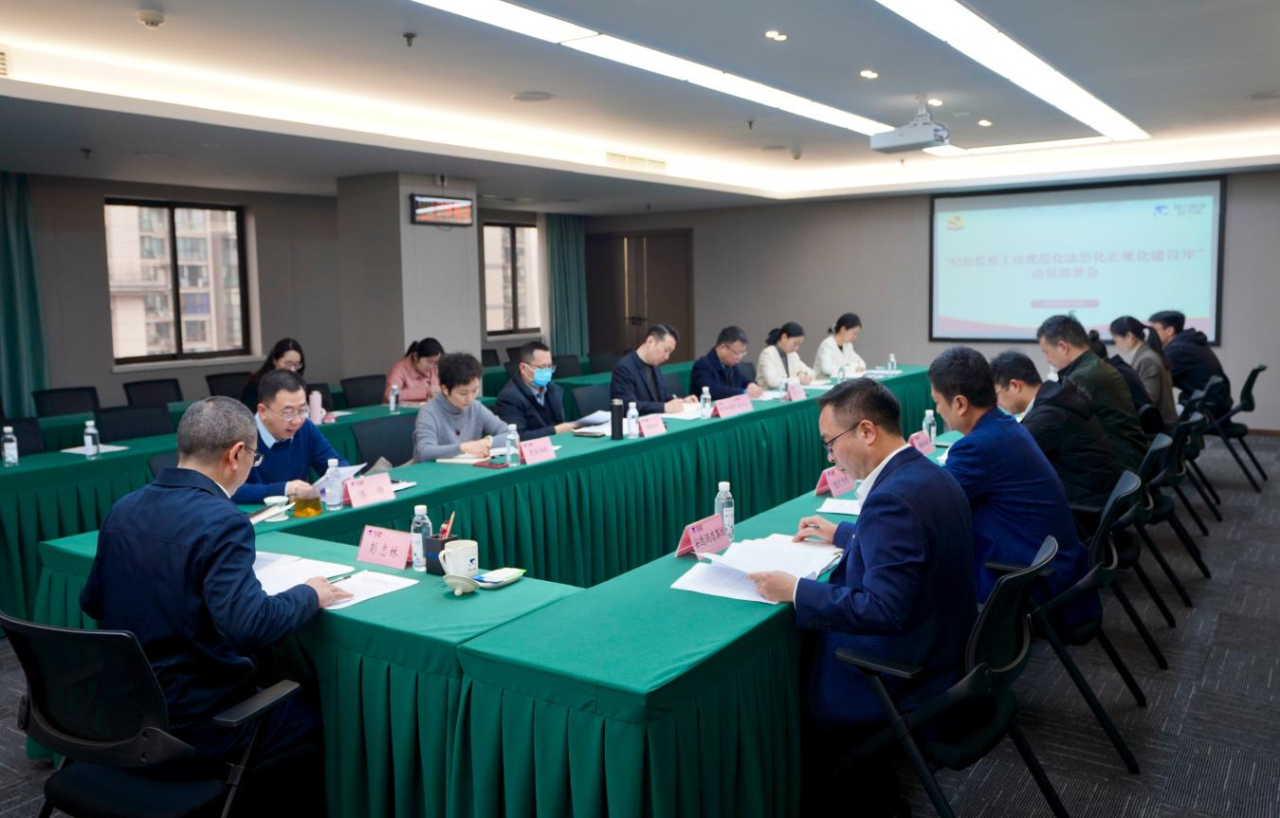 省纪委监委驻省尊龙集团纪检监察组召开“纪检监察工作规范化法治化正规化建设年”行动动员部署会议